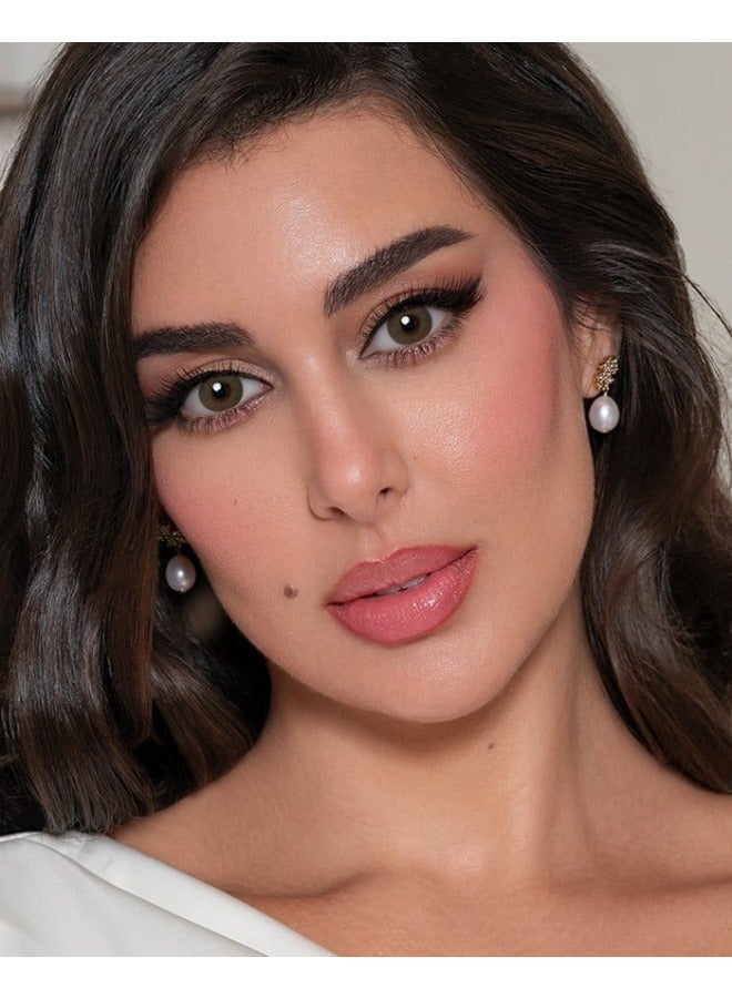 LensMe Petrolum 6 Months Disposable Contact Lenses, Colored Contact Lenses, Cosmetic contact lenses, Gray Contact Lenses, Pack Of 2 - Image 2