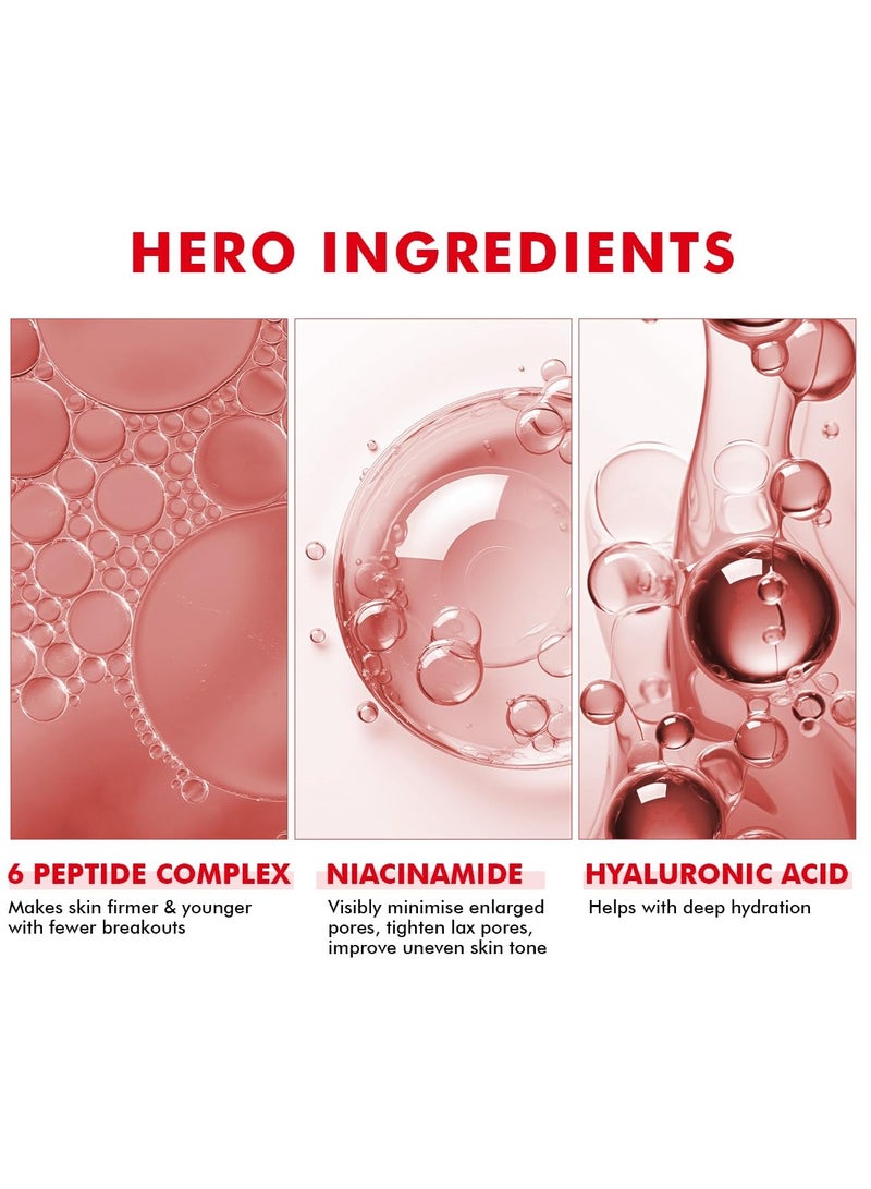 Concious Chemist Conscious Chemist 6 Peptide Serum for Face | 50ml | Complex Collagen Boosting Firming Essence for Face, Niacinamide & Hyaluronic Face Serum, Reduce Fine Lines, Wrinkles, Face Serum for Men & Women - Image 3