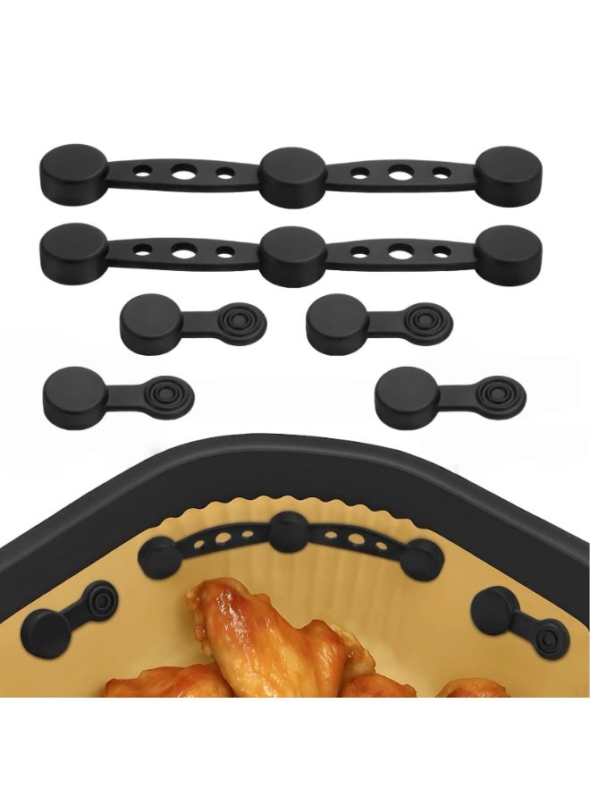 أوشيما 2PCS المغناطيسات لAirfryer الخبز ورقة، مقاومة درجة الحرارة Airfryer إصلاح الإمدادات المغناطيسية السيليكون تثبيت مشبك، ورقة الخزف السيليكون الهواء المقلية المغناطيسية - Image 1