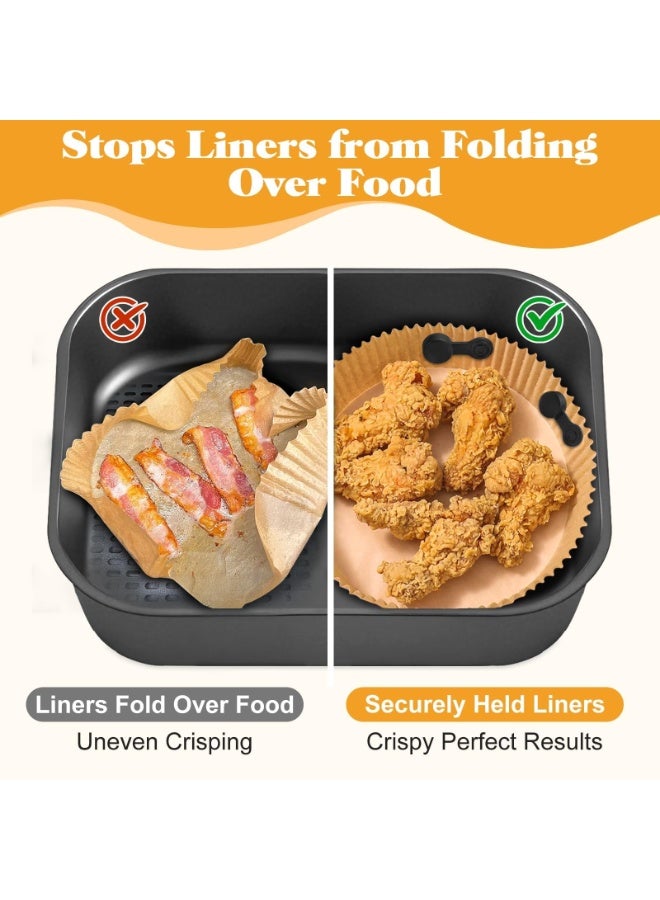 أوشيما 2PCS المغناطيسات لAirfryer الخبز ورقة، مقاومة درجة الحرارة Airfryer إصلاح الإمدادات المغناطيسية السيليكون تثبيت مشبك، ورقة الخزف السيليكون الهواء المقلية المغناطيسية - Image 5