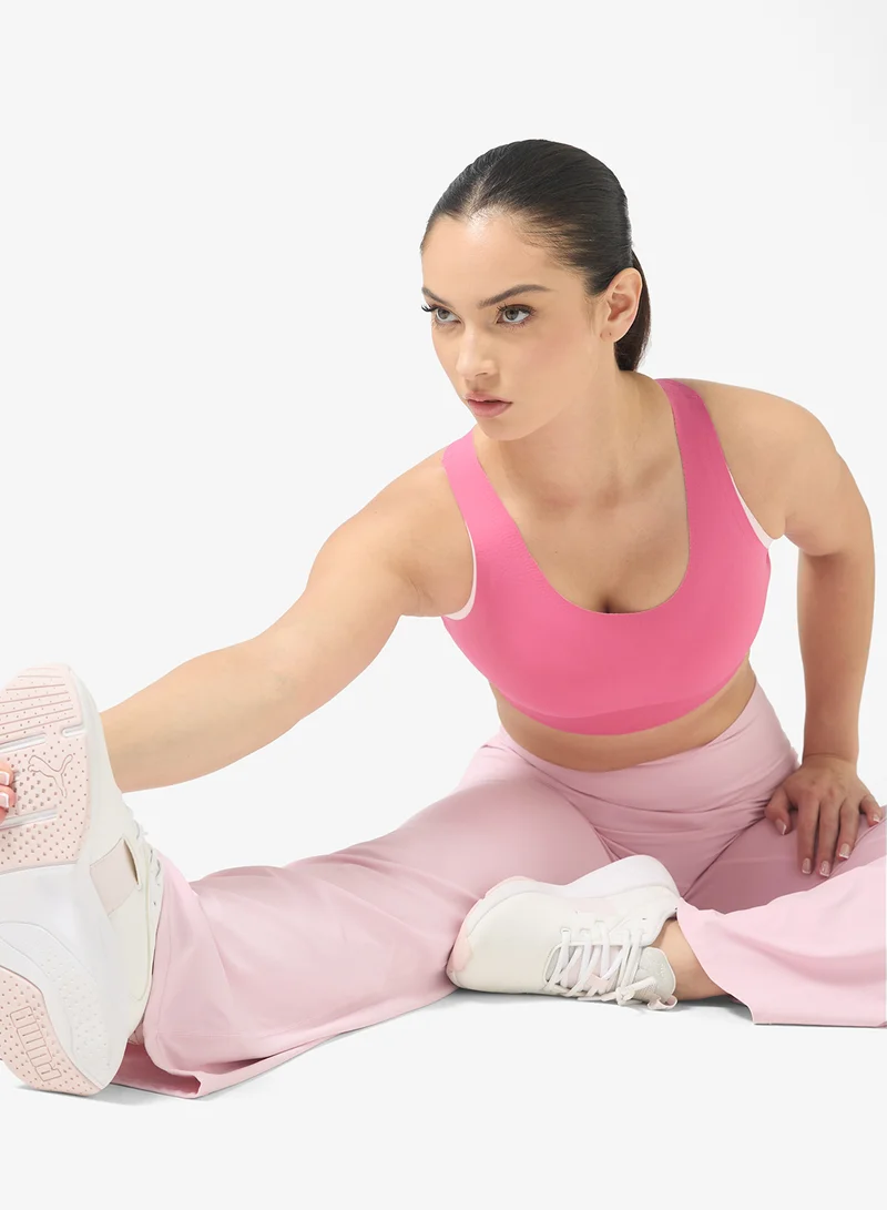 High Coverage Sports Bra with Back Clasp