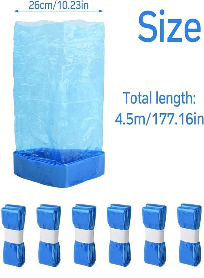 Diaper Pail Refill Bags, 6 Pack Nappy Bin Refills Disposal Nappy Bags for Baby Diaper Bucket Nappy Bin - Image 2
