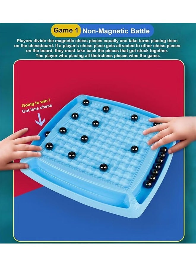 Magnetic chess game