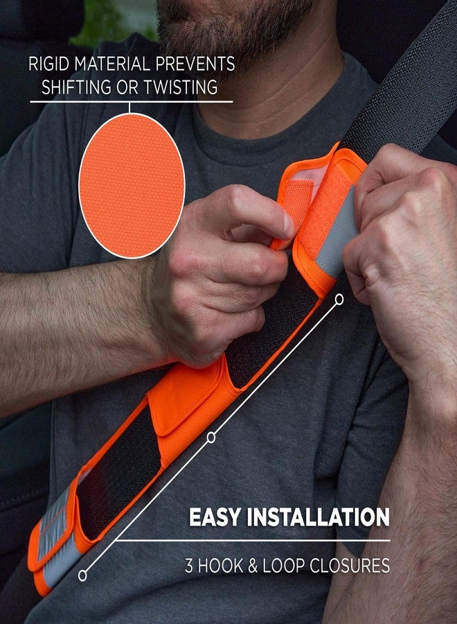 Ergodyne GloWear 8105 Universal Hi Vis Reflective Seatbelt Cover, 2-Pack - Image 4