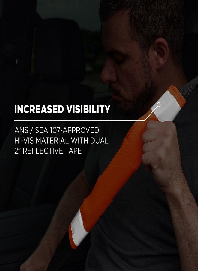Ergodyne GloWear 8105 Universal Hi Vis Reflective Seatbelt Cover, 2-Pack - Image 3