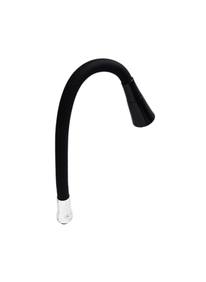 NOVEX Flexible Spout for Mixer Tap, 360° Rotatable Universal Faucet Spout, Matte Black Finish - Image 2
