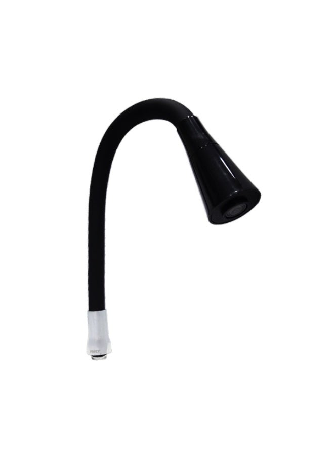 NOVEX Flexible Spout for Mixer Tap, 360° Rotatable Universal Faucet Spout, Matte Black Finish - Image 3