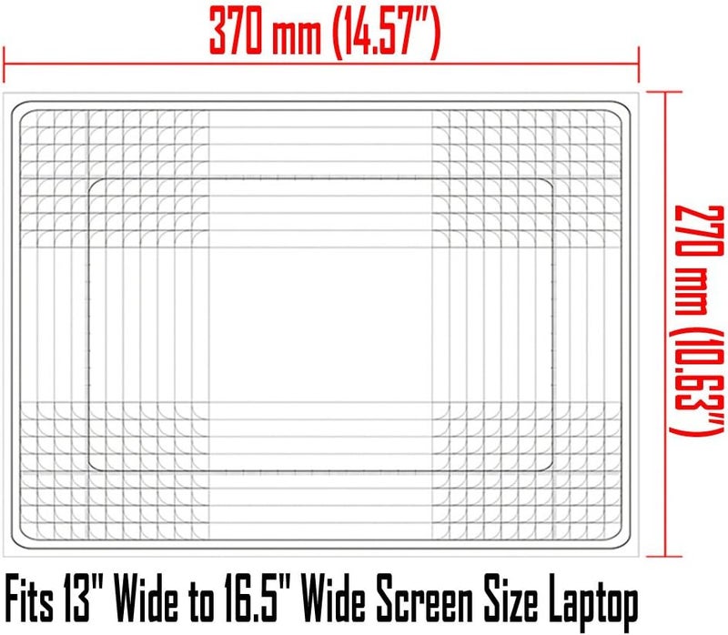 إل أس أس ملصق جلد لابتوب فني 15 15.6 بوصة يناسب 13.3 و14 و15.6 و16 بوصة من HP وDell وLenovo وApple وAsus وAcer وCompaq (مع وسادتين مجانيتين للمعصم) - ساعة وفراشة وزمن - Image 3