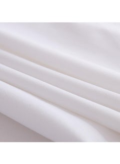 Y&D Waterproof Fitted Sheet Machine Washable Solid Color Mattress Protector Urine Care Sheet Suitable For Hotels Homestays Hihome White  - Image 2