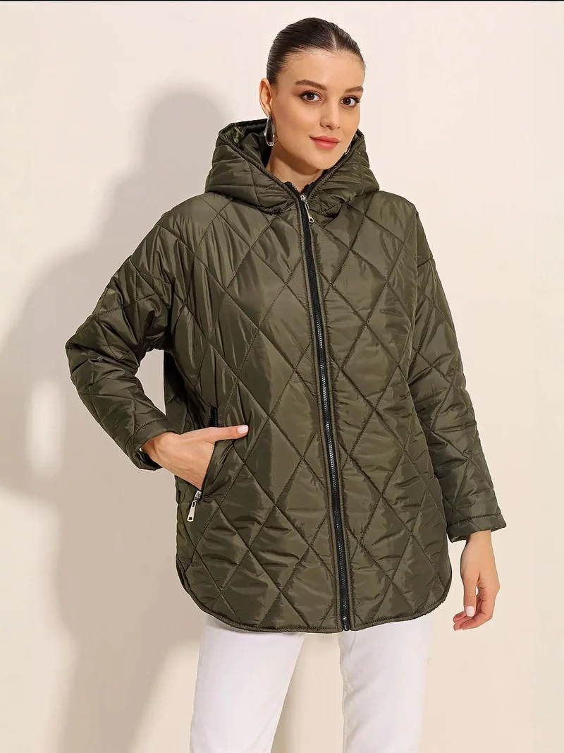 BIG DART BDART Hooded Puff Down Coat with Pockets