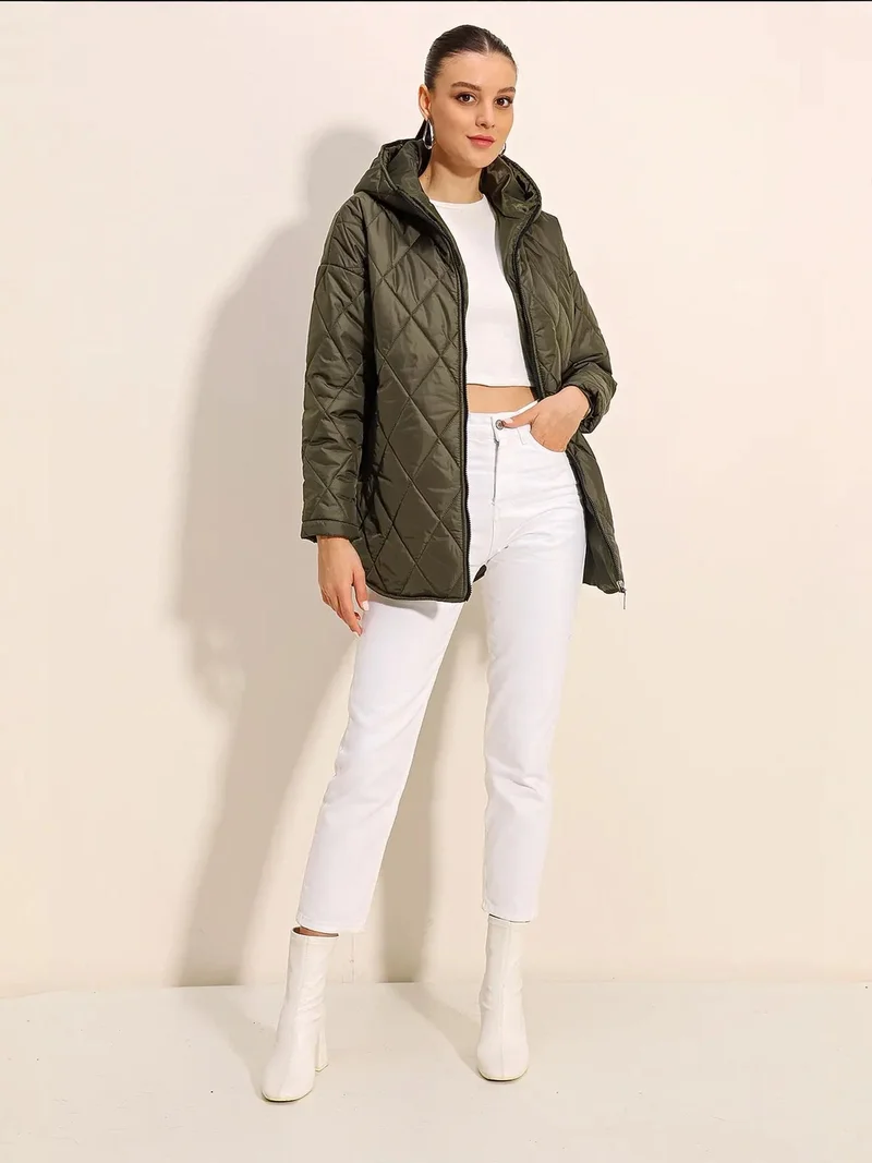 BIG DART BDART Hooded Puff Down Coat with Pockets