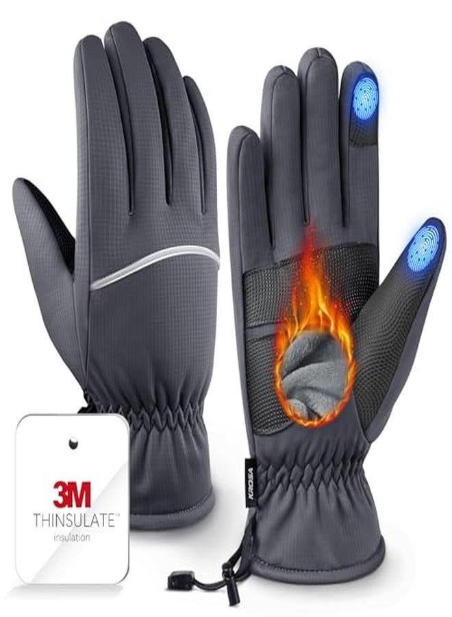 krosa -15°F Waterproof Winter Gloves for Women & Men, 3M Thinsulate Warm Ski Glove for Cold Weather, Touchscreen for Skiing Cycling Outdoor Sports - Image 1