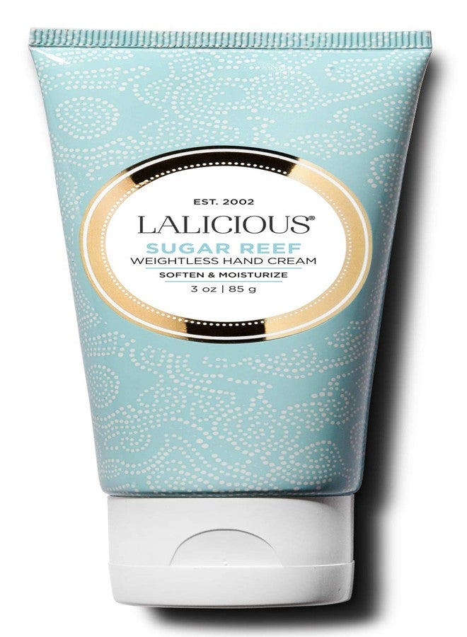 LaLicious Sugar Reef Weightless Hand Cream - Natural Hand & Cuticle Lotion with Mango Butter & Milk Thistle - Cruelty-Free Skin & Body Moisturizing Cream (3oz) - Image 1