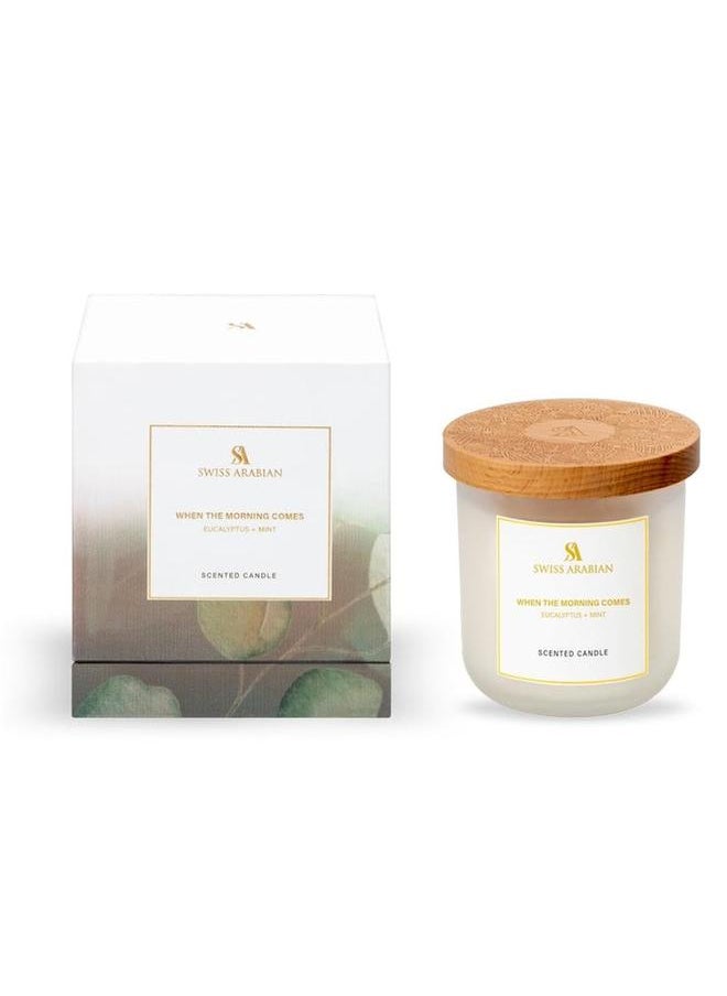 When the Morning Comes Scented Candle - Refreshing Eucalyptus & Mint Fragrance with Pine and Clove for an Energizing Start to Your Day - pzsku/ZD888EC8FE0A1A386E6BDZ/45/_/1732522792/9fb505a0-6463-424e-94d5-23de6c6da0da