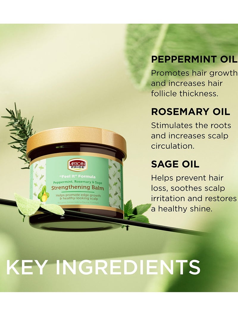 African Pride - Strengthening Balm With Peppermint Rosemary And Sage 113 g - Image 1