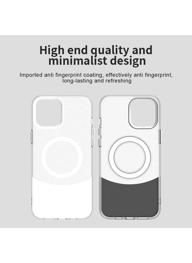 Zaboon Case For iPhone 12 Pro Color Blocking Series MagSafe Magnetic PC Hybrid TPU Phone Case - Image 4