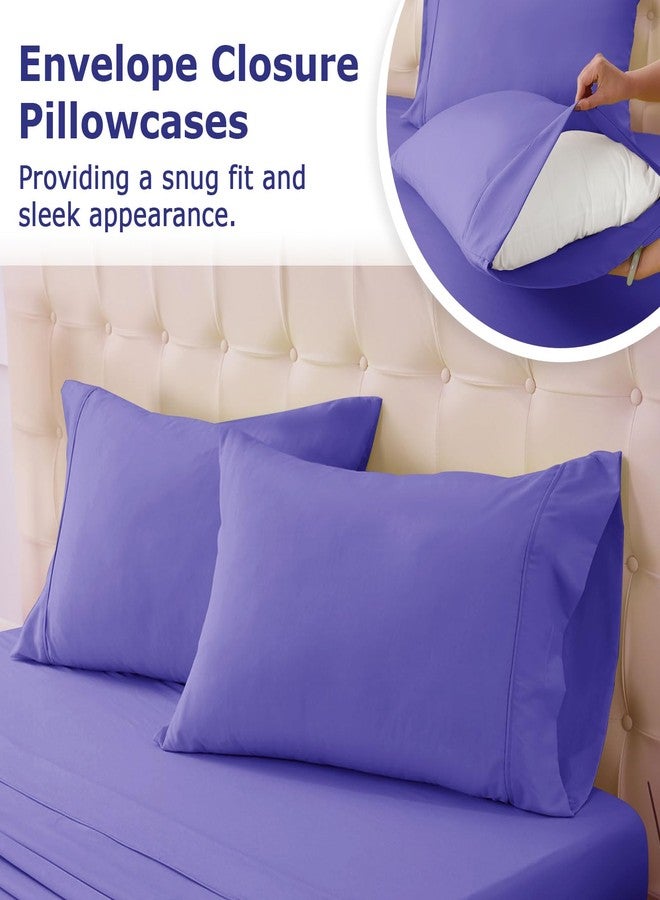 Homilay Queen Size Bed Sheet Set - 4-Piece Soft Microfiber Sheets with Deep Pockets, Cooling Technology, and Wrinkle-Free Pillowcase. Hotel-Quality, Durable Bedding, Very Peri - Image 5