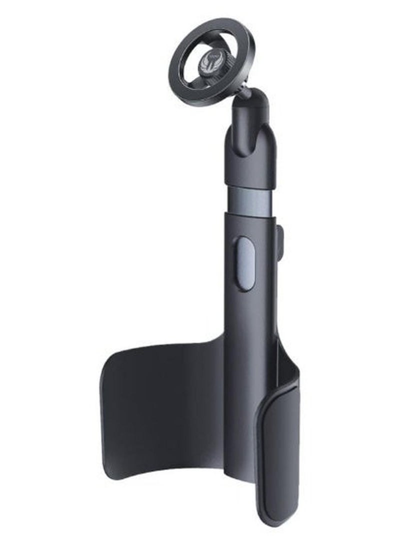 YOUFO Y4897 2-in-1 Magnetic Phone Holder – Car Cup Holder Base, Telescopic Metal Design, MagSafe Ready, Stretches up to 12 Inches. - Image 1