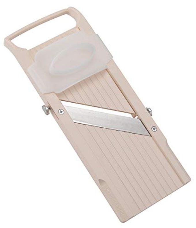 Benriner Super Standard Madoline Slicer, with with 4 Japanese Stainless Steel Blades, Almond - Image 2