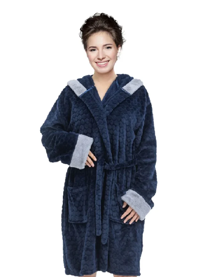 Cannon Quick-Drying Front Pocket Hooded Bathrobe Assorted Color 12 x 35 x 40 cm CN RDOTFL