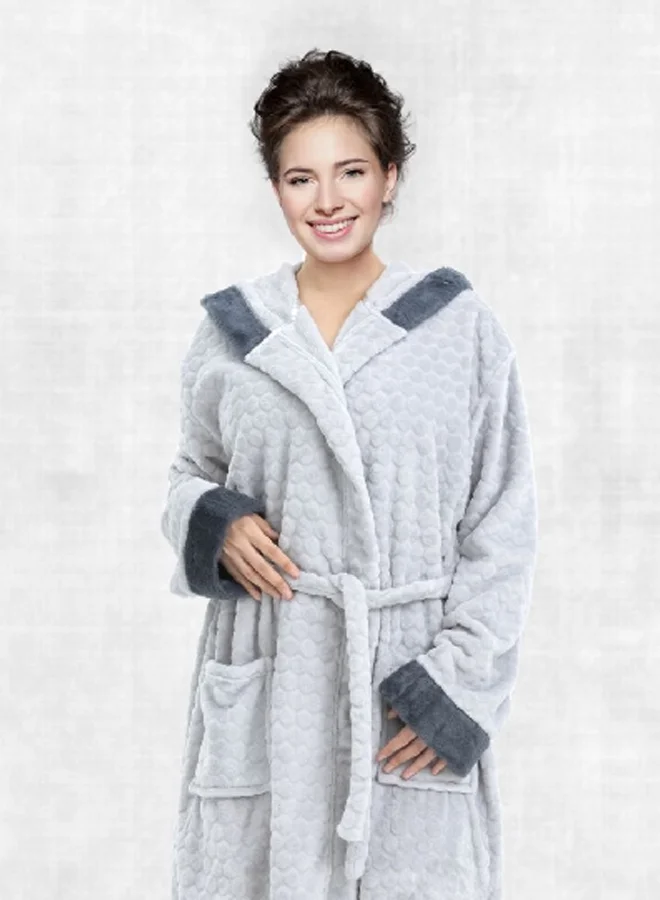 Cannon Quick-Drying Front Pocket Hooded Bathrobe Assorted Color 12 x 35 x 40 cm CN RDOTFL