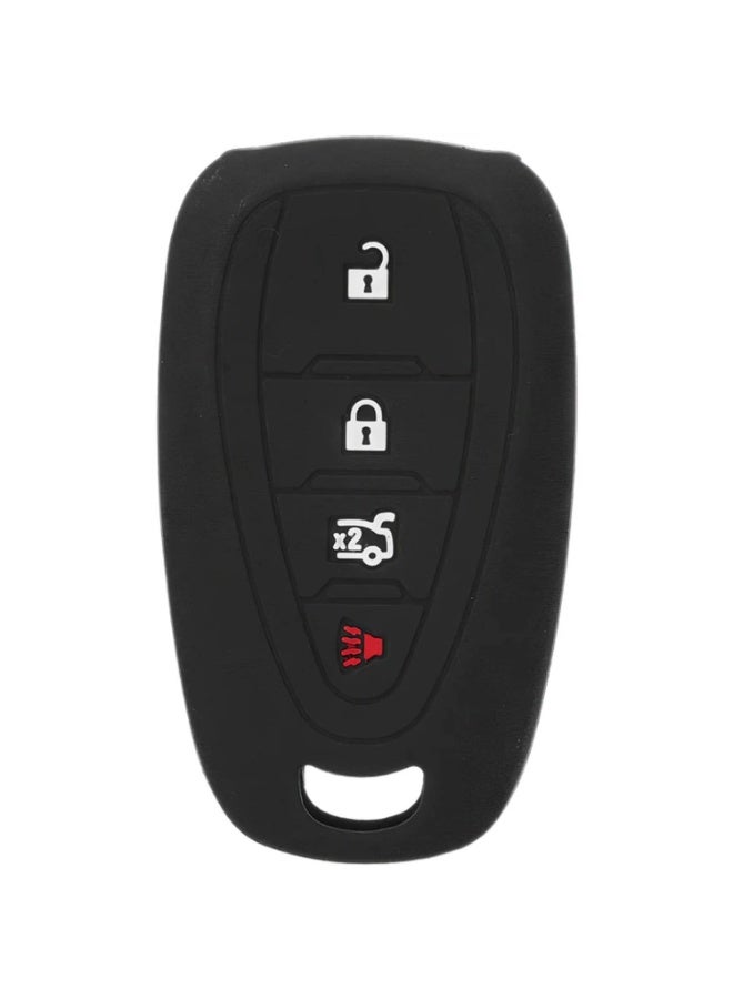 SOLDOUT 4 Button Silicone Car Remote Key Fob Skin Holder Protector Case Cover Compatible with Chevrolet Cruze 2016 2017 2018 2019 - Image 1