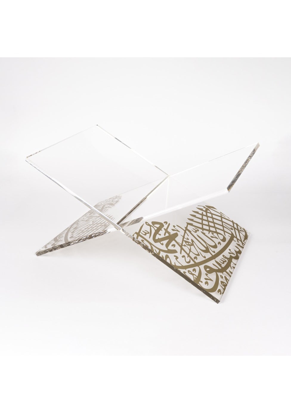 HILALFUL Acrylic Glass Holy Quran Stand | Transparent Rehal Stand with Arabic Golden Calligraphy | Modern Quran Holder | Elegant Design | Islamic Gift for Ramadan, Eid, Birthdays - https://f.nooncdn.com/p/pzsku/ZD8895F3B1C2C591EF804Z/45/_/1734181552/ef090ce9-9a69-40ee-8a56-b89cb1db6ae1.jpg?width=original