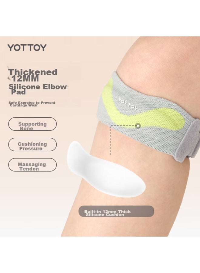 YOTTOY حزام الرضفة [عبوة من اثنين] دعامة رياضية للركبة للرجال والنساء، مثالية للجري، قفز الحبل، والتسلق مع حماية الغضروف المفصلي - Image 4