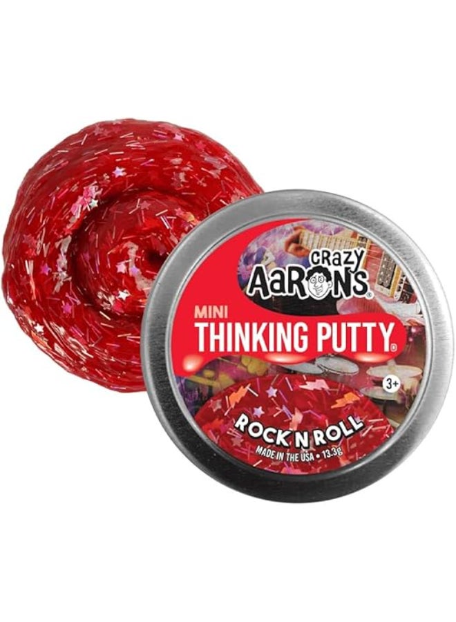 Crazy Aaron's Mini Rock n' Roll - 2" Thinking Putty Tin for EU | Sparkly Finish: A vibrant, glittery putty | Stress Relief Fidget Putty Toy - Image 3