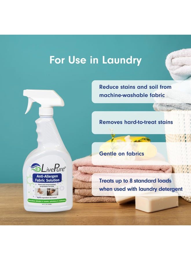 Live Pure Anti-Allergen 32 OZ Fabric Spray for Household Surfaces - Image 5
