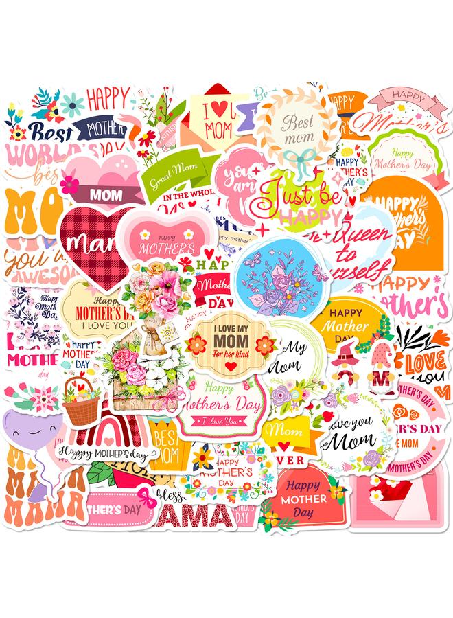 الأزرق جي دبليو 50 زهرة عيد الأم سعيد ملصقات محطة الاستقلال باقات الزهور تغليف الزهور الزخرفية هدايا العيد ملصقات الهدايا - Image 2