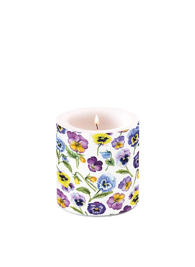 Ambiente Ambiente Pansy All Over Candle, Small 