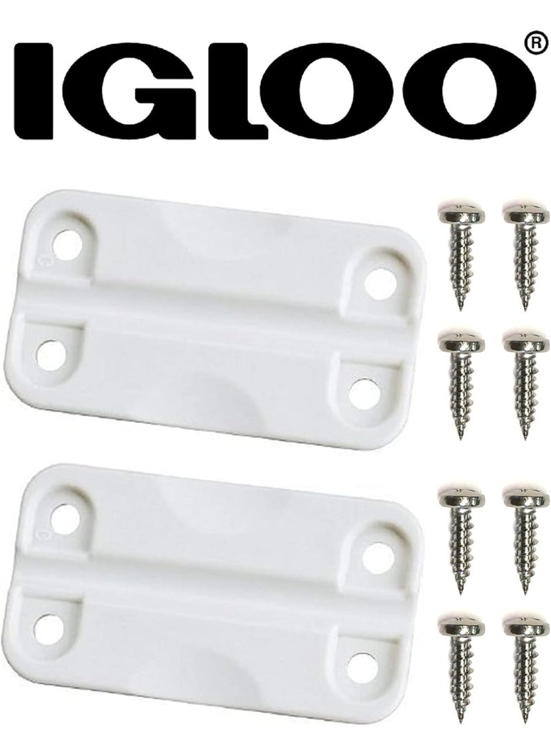 Igloo Igloo 24012 Plastic Hinges for Ice Chests (1-Pair), White, Standard Size, Contain UV Inhibitors  - Image 3