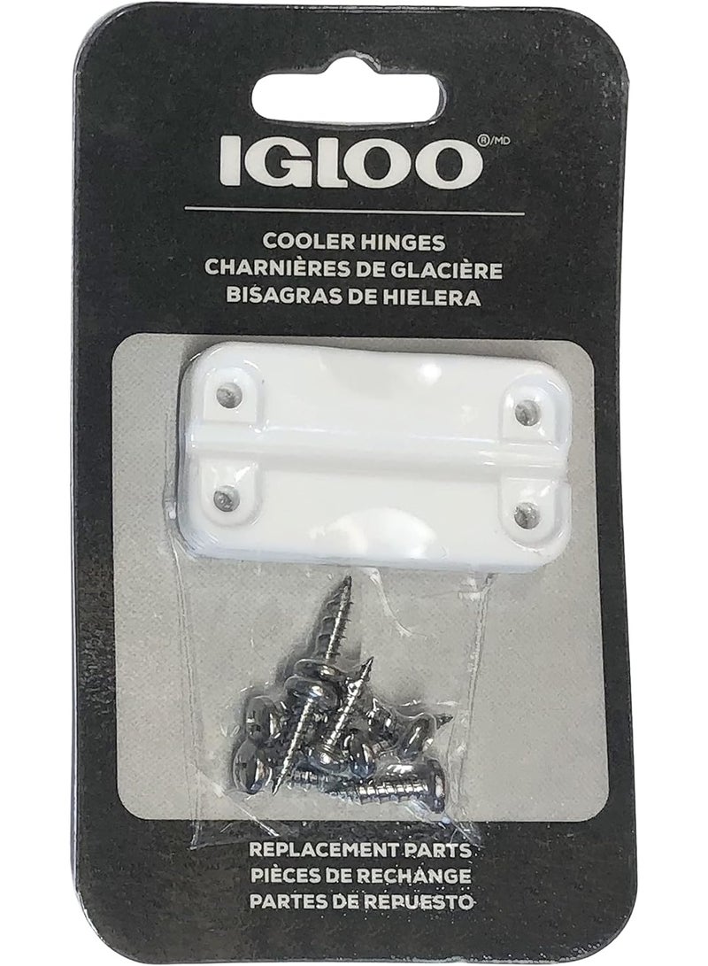 Igloo Igloo 24012 Plastic Hinges for Ice Chests (1-Pair), White, Standard Size, Contain UV Inhibitors - Image 2