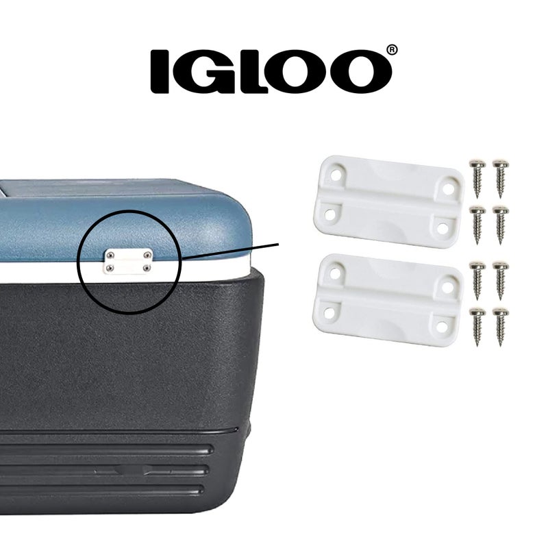 Igloo 24012 Plastic Hinges for Ice Chests (1-Pair), White, Standard Size, Contain UV Inhibitors - Image 5