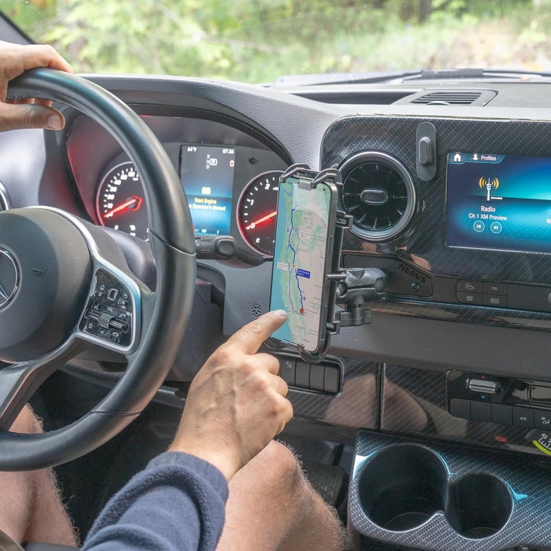 Nexus 1" Ball Mount Cubby Adapter for Mercedes-Benz Sprinter and Winnebago Revel Vans - Image 4