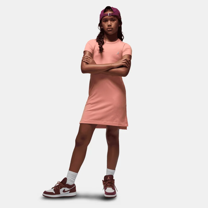 Jordan Orange Kids' Brooklyn Essentials Dress  | Best Price UAE