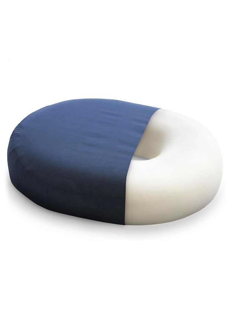 FOCUS Seat Cushion Donut Pillow and Chair Pillow for Tailbone Pain Relief, Hemorrhoids, Prostate, Pregnancy, Post Natal, Pressure Relief and Surgery 18 Inch - Image 3