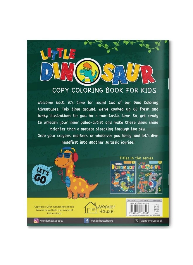 Little Dinosaur Copy Coloring Book for Kids  - Image 2
