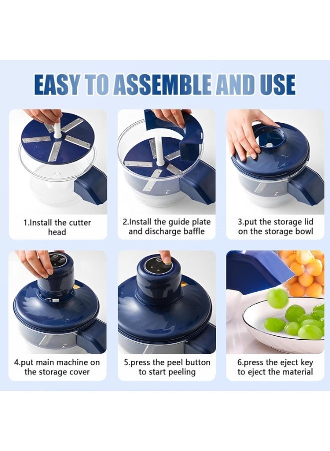 Electric Automatic Peeling Machine for Garlic, Grapes, Fruits & Vegetables - Image 2