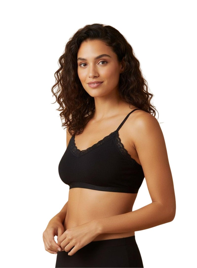 Kalia Pack of 2 Padded Dantel Bra for Women - Image 3