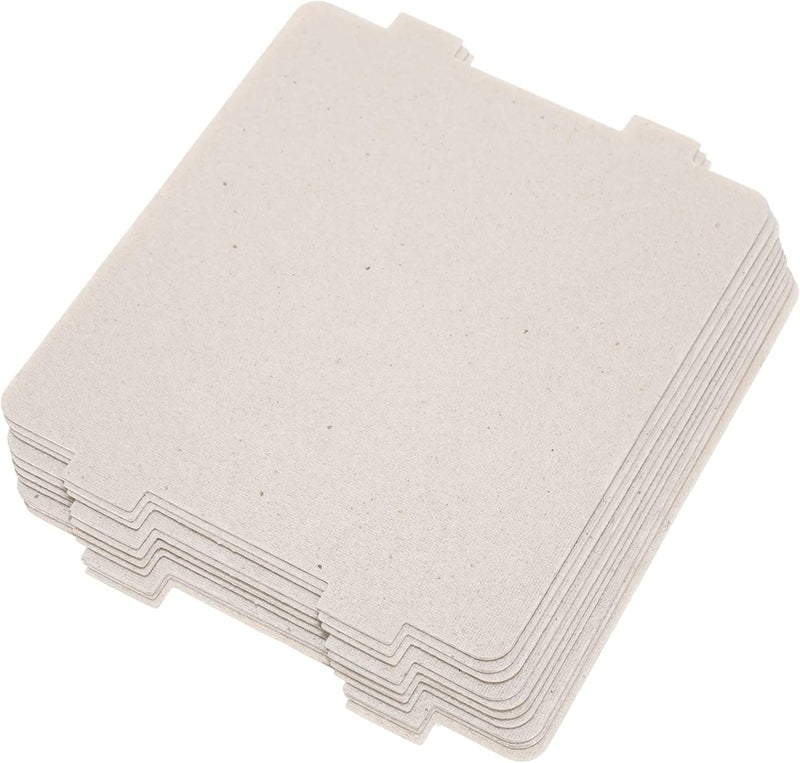 Vosarea 10Pcs Microwave Waveguide Cover Heat Resistant Mica Sheets for Microwave Oven Protection Insulating Mica Plates Essential Kitchen Accessories for Daily Use - Image 1