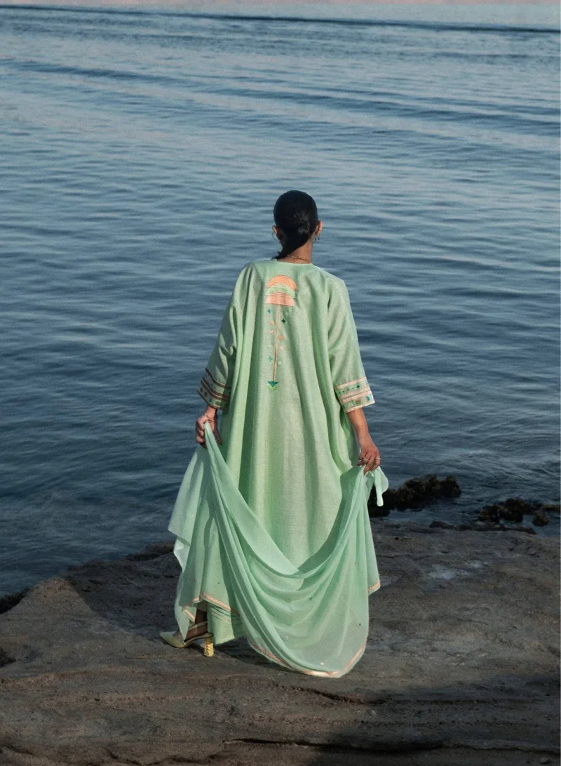 The Untitled Project The Birthday Abaya &amp; Scarf Set