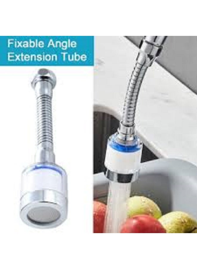 360 Degree Rotating Anti-Splash Water Saving Kitchen Faucet Sprayer Attachment with Universal Adapter Kitchen Sink Accessories - Image 1