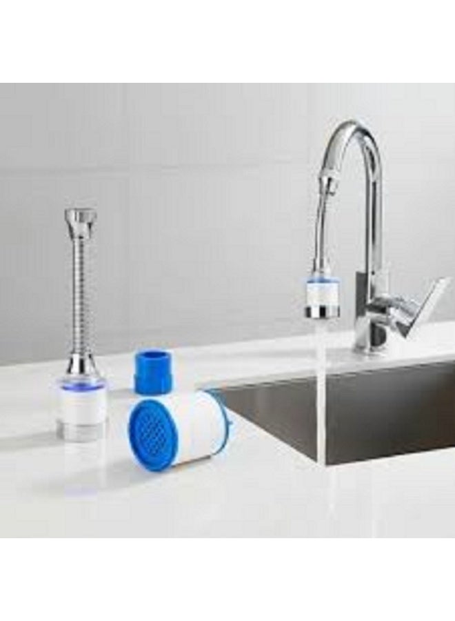 360 Degree Rotating Anti-Splash Water Saving Kitchen Faucet Sprayer Attachment with Universal Adapter Kitchen Sink Accessories - Image 2