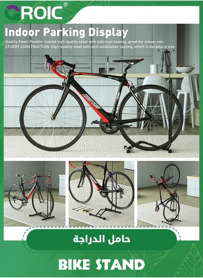GROIC Bike Stand Bike Parking Rack,Bike Parking Stand,Bike Floor Stand Parking Rack，Bike Rack Bicycle Floor Parking Stand, Bike Storage Holder for Garage,Bicycle Storage  - Image 5