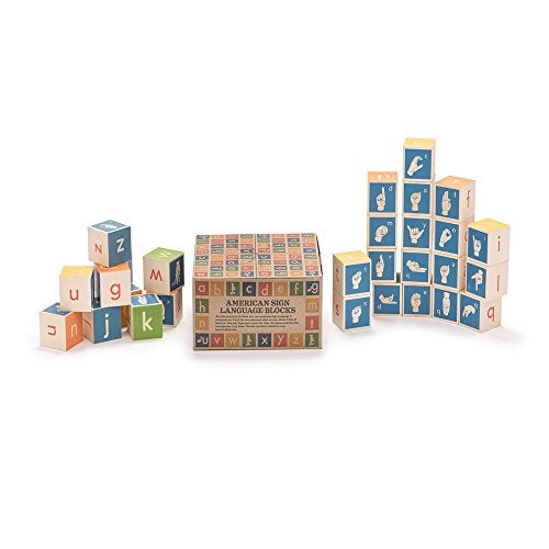 Uncle Goose American Sign Language Learning Blocks - 28 Piece Set, Ages 2+ - Image 3