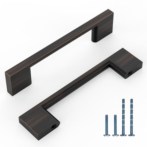 KNOKLOCK 10 Pack 3 Inch76mm Kitchen Cabinet Handles Oil Rubbed Bronze Cabinet Pulls Kitchen Cabinet Hardware Drawer Pulls for Cupboard Wardrobe - Image 1