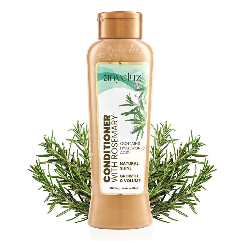Anyeluz Hair Conditioner with Rosemary and Hyaluronic Acid â€“ Strengthens, Shines, and Smooths, Ideal for All Hair Types, Enhances Manageability. - Image 1