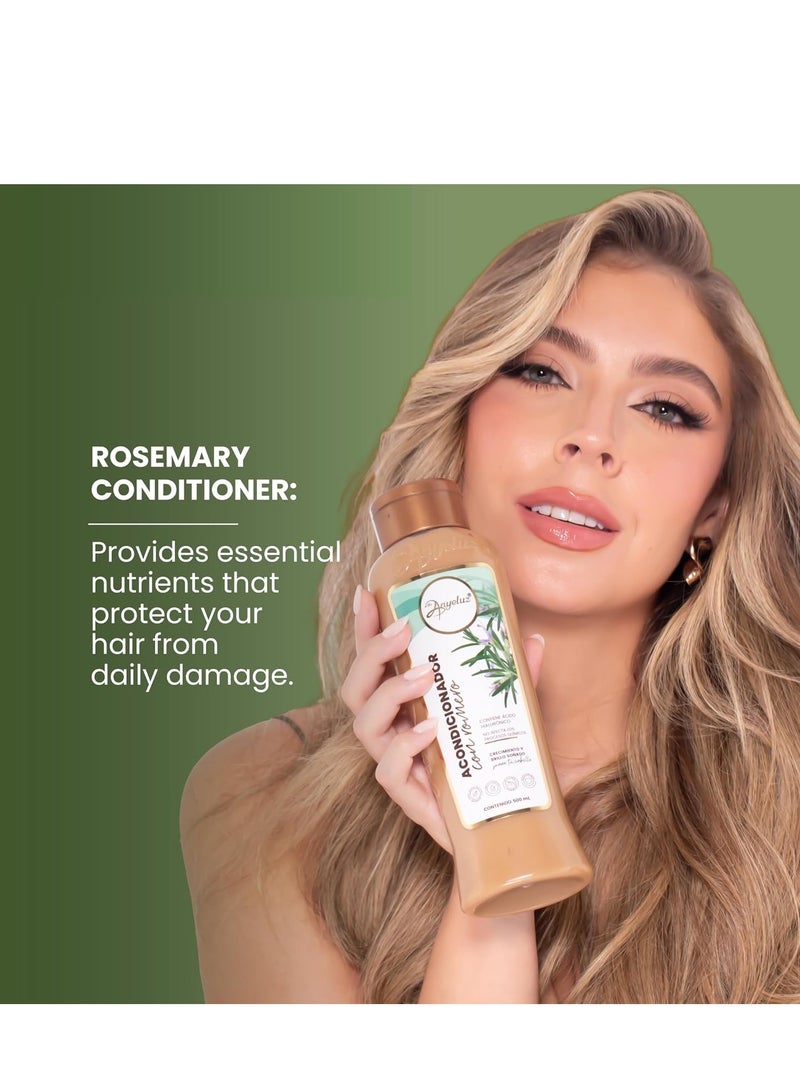 ANYELUZ ANYELUZ-Rosemary Conditioner | infused with Onion Extract, Hyaluronic Acid, and Rosemary |Accelerates Hair Growth, Enhances Shine, and Provides Silkiness |Easy to Comb | For All Hair Types  - Image 4